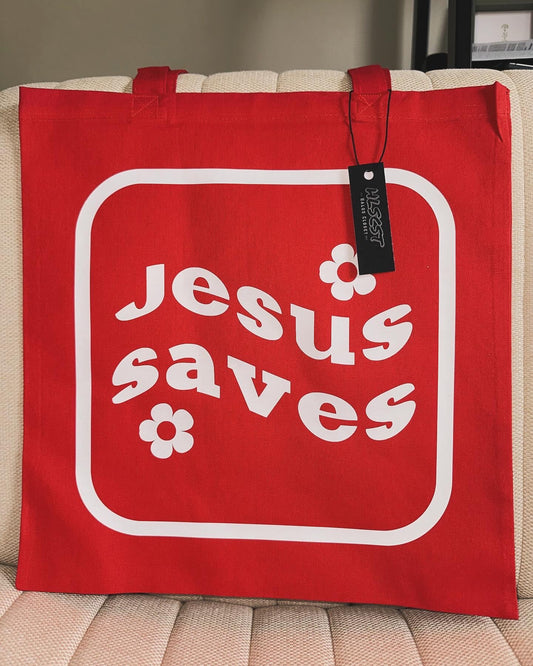 Jesus Saves - Tote